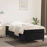  Box spring posteljni okvir črn 90x200 cm žamet, (20685123) Cene