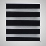 vidaXL Rolo crne zavjese sa zebrastim linijama 100 x 175 cm | shoptok.hr