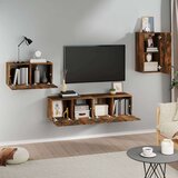 4-dijelni set TV ormarića boja dimljenog hrasta drveni | shoptok.hr