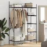 ormar s policom Crna 104,5 x 45 x 172 cm Čelik