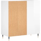 Ormarić za ploče sjajni bijeli 84,5x38x89 cm konstruirano drvo | shoptok.hr