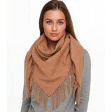 Pri One-color shawl shlik scarf with fringe GRACE | Shoptok.si
