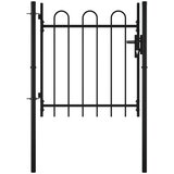  Jednokrilna ogradna vrata BOXTEL s obručem na vrhu 100 x 75 cm | Eponuda.com