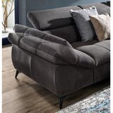 Stylife sedežna garnitura, mikrovlakna sivorjava | Shoptok.si