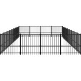 Zunanji pasji boks jeklo 33,87 m², (20759729) | Shoptok.si