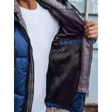 DStreet Kurtka męska pikowana zimowa niebieska | shoptok.hr