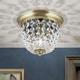 Orion dlu 1840/26 - kristalno plafonsko svetlo plafon 1xE27/40W/230V pr.26 cm bronza | Eponuda.com