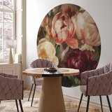  Okrugla fototapeta - Charismatic peonies 140x140 | shoptok.hr