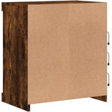  Komoda s LED svjetlima boja dimljenog hrasta 60,5x37x67 cm | Eponuda.ba