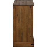 vidaXL Bivak HALDEN z drsnimi vrati 80x40x80 cm Masivni les | Shoptok.si