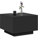  Stolić za kavu s LED crni 60 x 60 x 40 cm konstruirano drvo | shoptok.hr