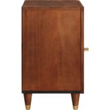 vidaXL Kupaonski ormar s policom s pohranom s vratima Smeđa 38 x 33.5 x 58 cm | shoptok.hr