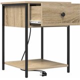  Noćni ormar Sonoma hrast 42 x 41 x 56 cm Konstruirano drvo | shoptok.hr