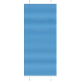 vidaXL Plisirana senčila modra 100x200 cm, širina blaga 99,4 cm, poliester, (5000297780) | Shoptok.si