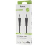 Hama 205287 0,5 m avdio kabel, 3,5 mm vtič – 3,5 mm vtič, stereo | Shoptok.si