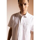 Defacto Regular Fit Polo Neck Short Sleeved Cotton Shirt Cene