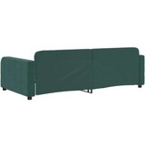  Raztegljiva postelja temno zelena 100x200 cm žamet | Shoptok.si