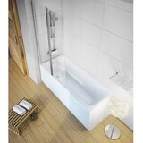 Ravak 7QLA0C00Z1 Chrome 150 x 100 zložljiva steklena stena za kad leva izvedba | Shoptok.si