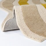 Flair Rugs Zelena/v naravni barvi ročno tkana volnena preproga 160x230 cm Cascade Wool – | Shoptok.si