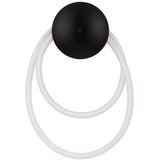 Nova Luce Bijela/mat crna željezna LED zidna lampa Ilane – Cijene