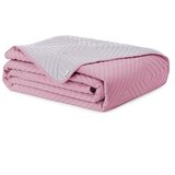 AmeliaHome Prekrivač Softa 170x270 cm, roza / siva | shoptok.hr