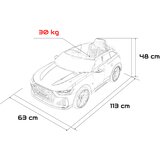  Licencirani auto na akumulator Audi RS6 Avant GT 4x4 - bijeli | Shoptok.si