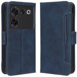 INORCO Ovitek za telefon Denarnica za ZTE nubia Z50 Ultra Multiple Card Slots Phone Shell PU usnjeni ovitek za stojalo, (22037163) Cene