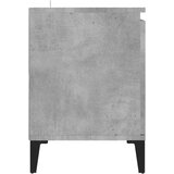 TV omarica s kovinskimi nogami betonsko siva 103,5x35x50 cm, (20622553) | Shoptok.si