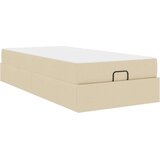  Posteljni okvir z vzmetnico z vzmetnico 2 pcs krema blago, (5000123808) | Shoptok.si