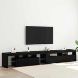 TV ormar 2 pcs Crni hrast 260 x 37 x 40 cm Konstruirano drvo | shoptok.hr