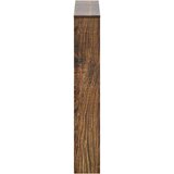 Ormarić za cipele sa zrcalom 3 razine boja hrasta 63x17x102,5cm | shoptok.hr