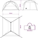  Tunelski šator Maslinastozelena 4 osobe - Maslinastozelena 4 osoba | shoptok.hr