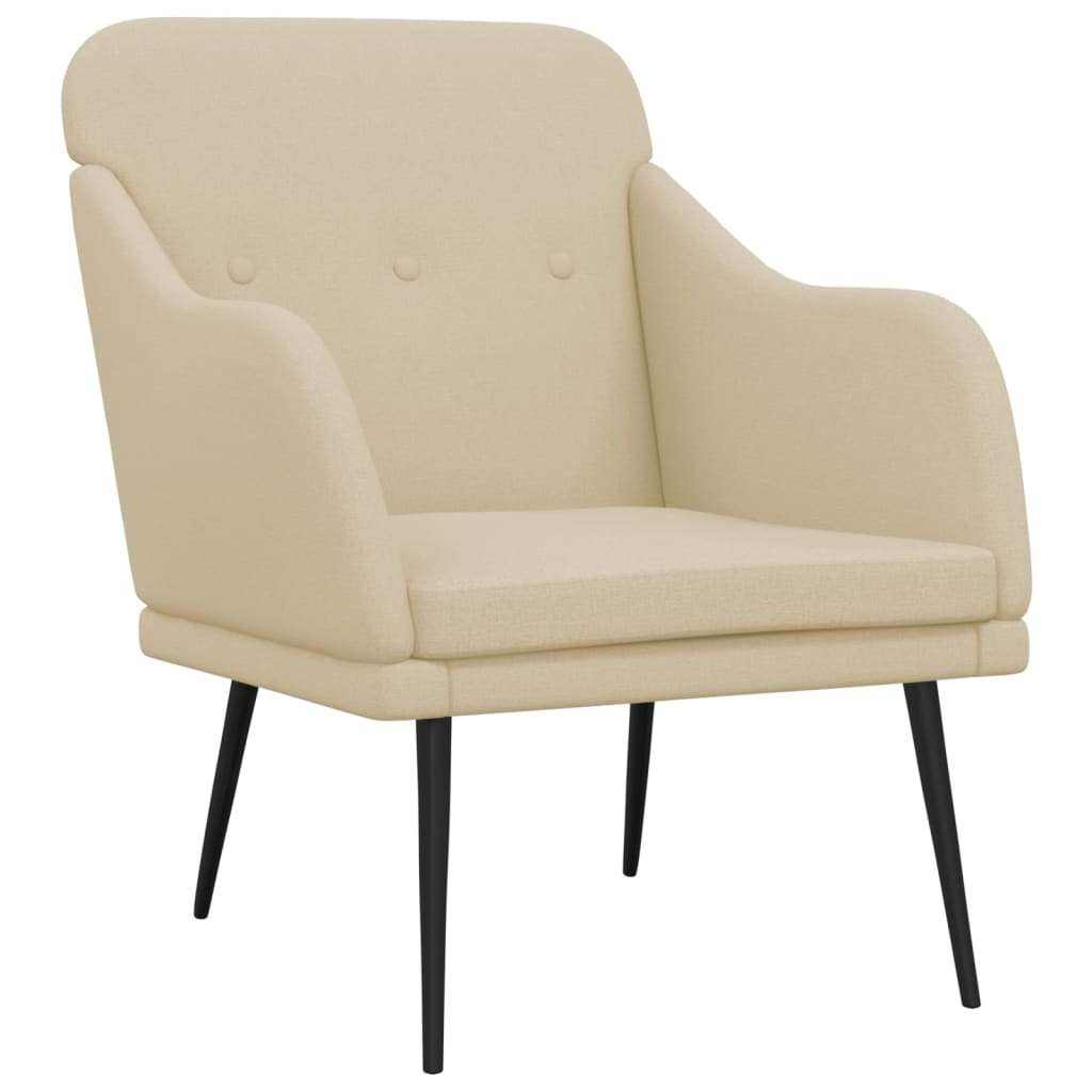  Fotelj krem 63x76x80 cm blago, (20929560) | Shoptok.si