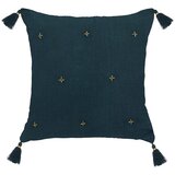 Atmosphera UKRASNI JASTUK GOLD 40X40 CM PAMUK/PES PETROLEJ | shoptok.hr