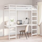 Krevet na kat Bijelo 80 x 200 cm Čvrsto borovo drvo | shoptok.hr