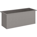  Vrtna posuda za sadnju s LED svjetlom Rđa 40 x 100 x 40 cm Slike
