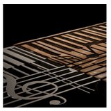 Aberto Design zidna dekoracija Arya, 100x30 cm, Smeđe boje | Eponuda.com