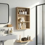  Kupaonski zidni ormarić Zidne Sonoma hrast 40 x 10 x 60,5 cm | shoptok.hr
