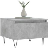 vidaXL Klubska mizica 2 kosa betonsko siva 50x46x35 cm inženirski les | Shoptok.si