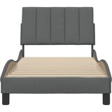  Okvir za krevet bez madraca Hanko tamnosivi 90x200 cm od tkanine | shoptok.hr