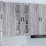  Zidni stakleni ormarić LUCCA Siva sonoma 60 x 31 x 100 cm | Eponuda.ba