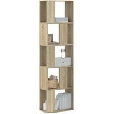 vidaXL Regal za knjige s 5 razina boja hrasta 45x23,5x162,5 cm drveni Cijene