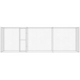  Kavez za pse Srebrno 600 x 200 x 200 cm Cinkani čelik | Eponuda.ba