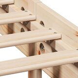 vidaXL Krevet s regalom za knjige bez madraca 150 x 200 cm od borovine | shoptok.hr