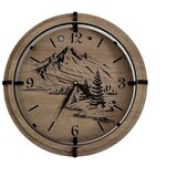  Li-Go 23697/DUB/BAT2 - LED prigušiva sat sa senzorom LED/1xAA, prečnika 32 cm, hrast | Eponuda.com