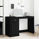  Stol s ladicama Crni hrast 50 x 115 x 75 cm Konstruirano drvo | shoptok.hr