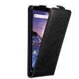 Cadorabo Ohišje, združljivo z Nokia 7 PLUS v nočna črna - Zaščitni ovitek v obliki flipa z magnetnim zapiranjem, (20558809) | Shoptok.si