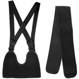 INF Opornica za podlaht, nastavljiv Velcro trak z zaponko, črna M, (5000324030) | Shoptok.si