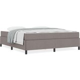 vidaXL Krevet s opruga kutije Taupe, Crna 180 x 200 cm | shoptok.hr