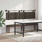  Držeće uzglavlje Zidne Sivi 210 x 55 x 5 cm Lažna koža - Sivi 200 cm bez LED | shoptok.hr